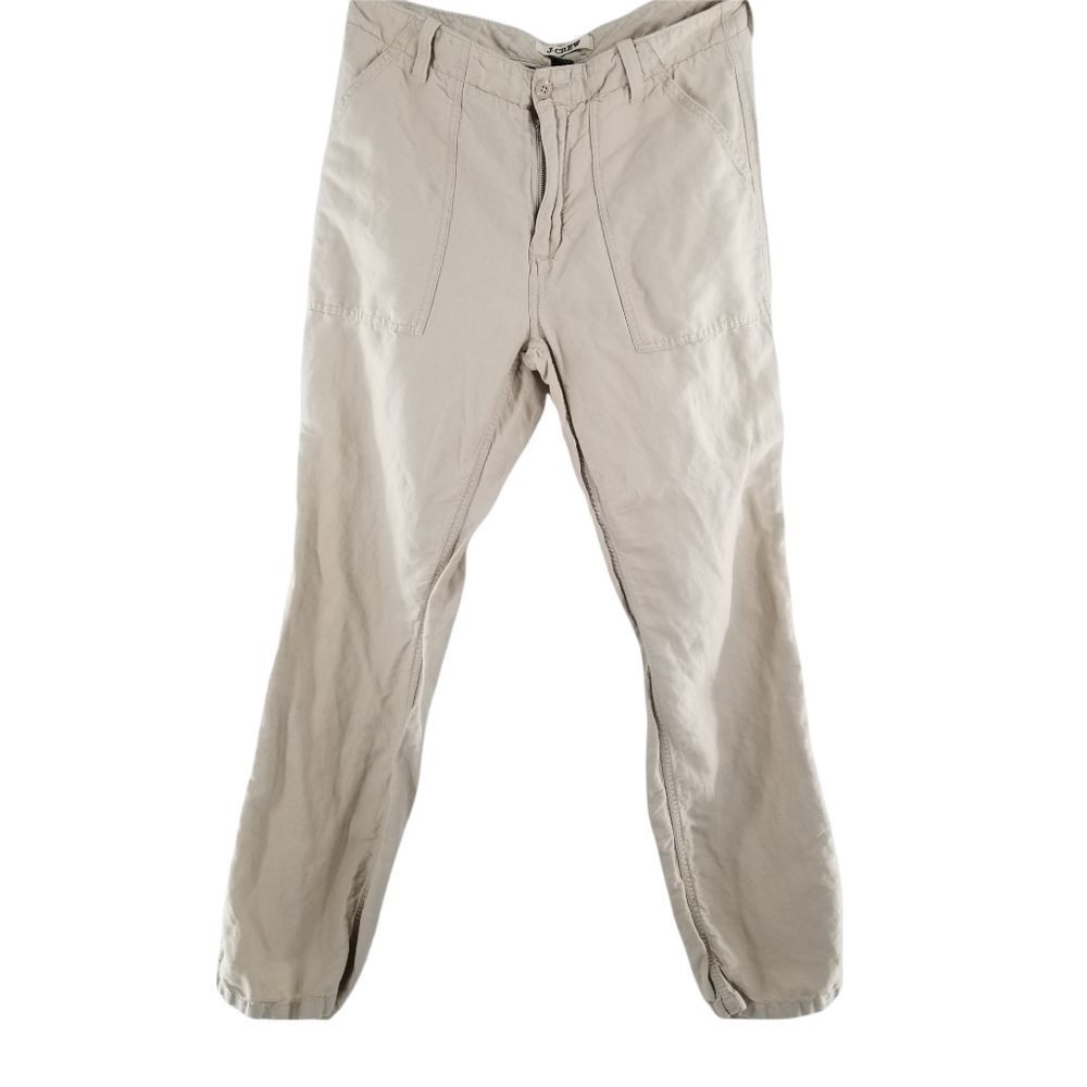 🌻J. crew "broken in favorite fit" pants tan 34W 34L